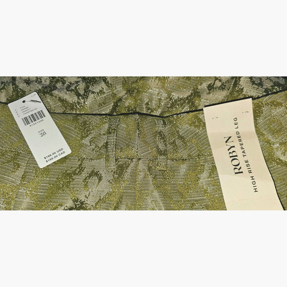 New ANTHROPOLOGIE Scotch & Soda Robyn Relaxed Tapered Pants $168 SIZE 28 Green - Picture 6 of 6